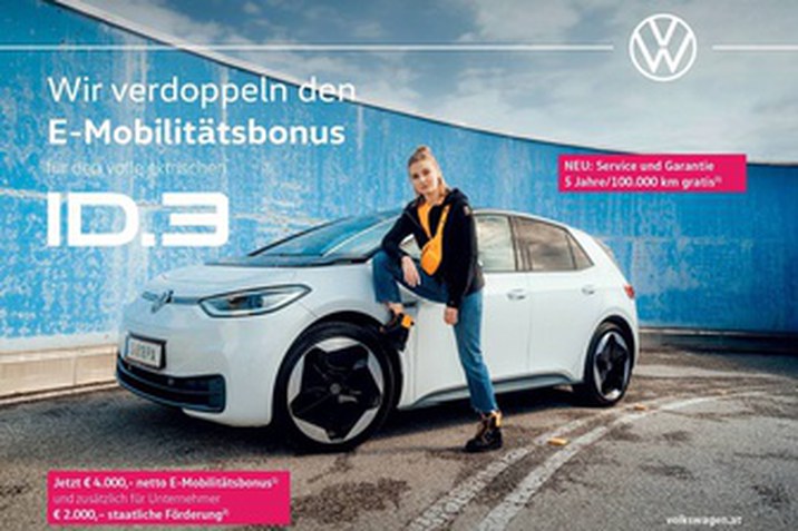 doppelter E-Mobilitätsbonus